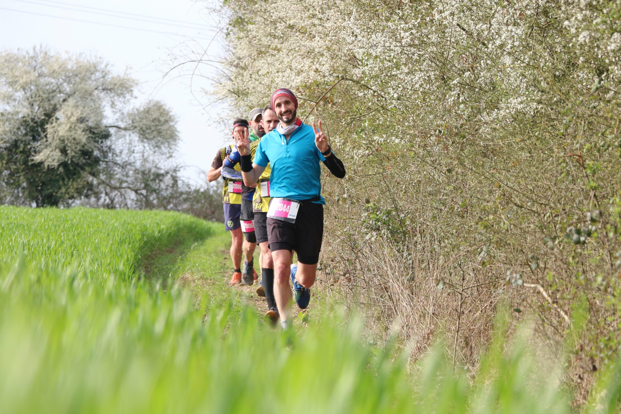 File indienne de coureur